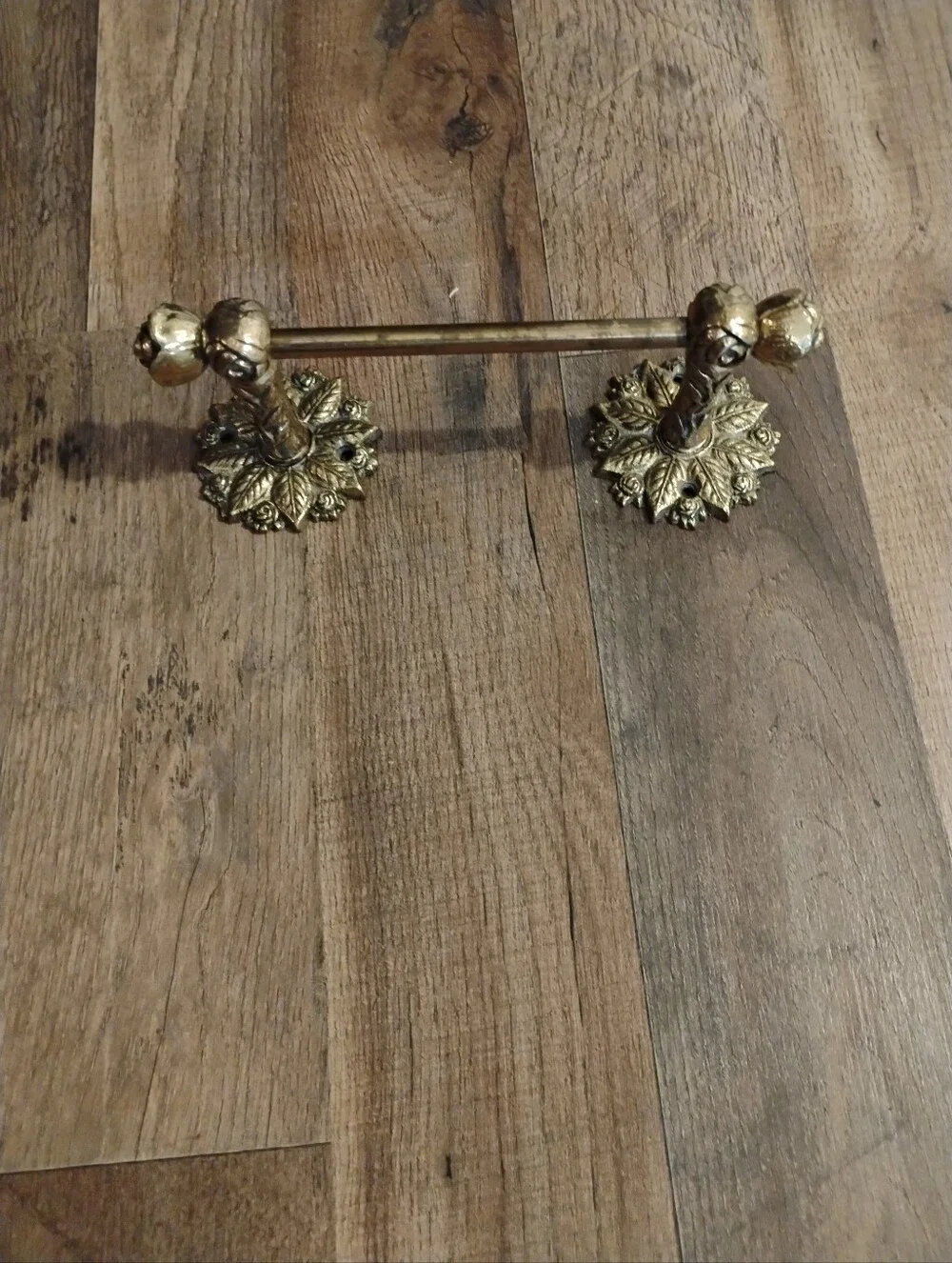 Brass Toilet Tissue Holder Rack